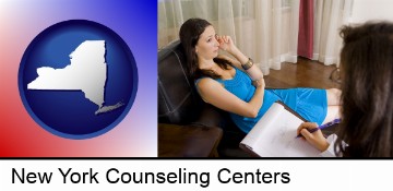 a counseling session in New York, NY