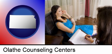 a counseling session in Olathe, KS