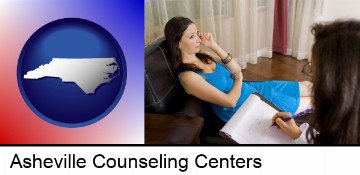 a counseling session in Asheville, NC