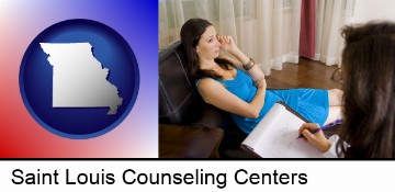 a counseling session in Saint Louis, MO