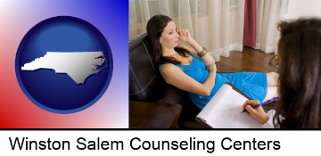 a counseling session in Winston Salem, NC